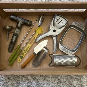 Antique Mid Century Kitchen Utensil Lot